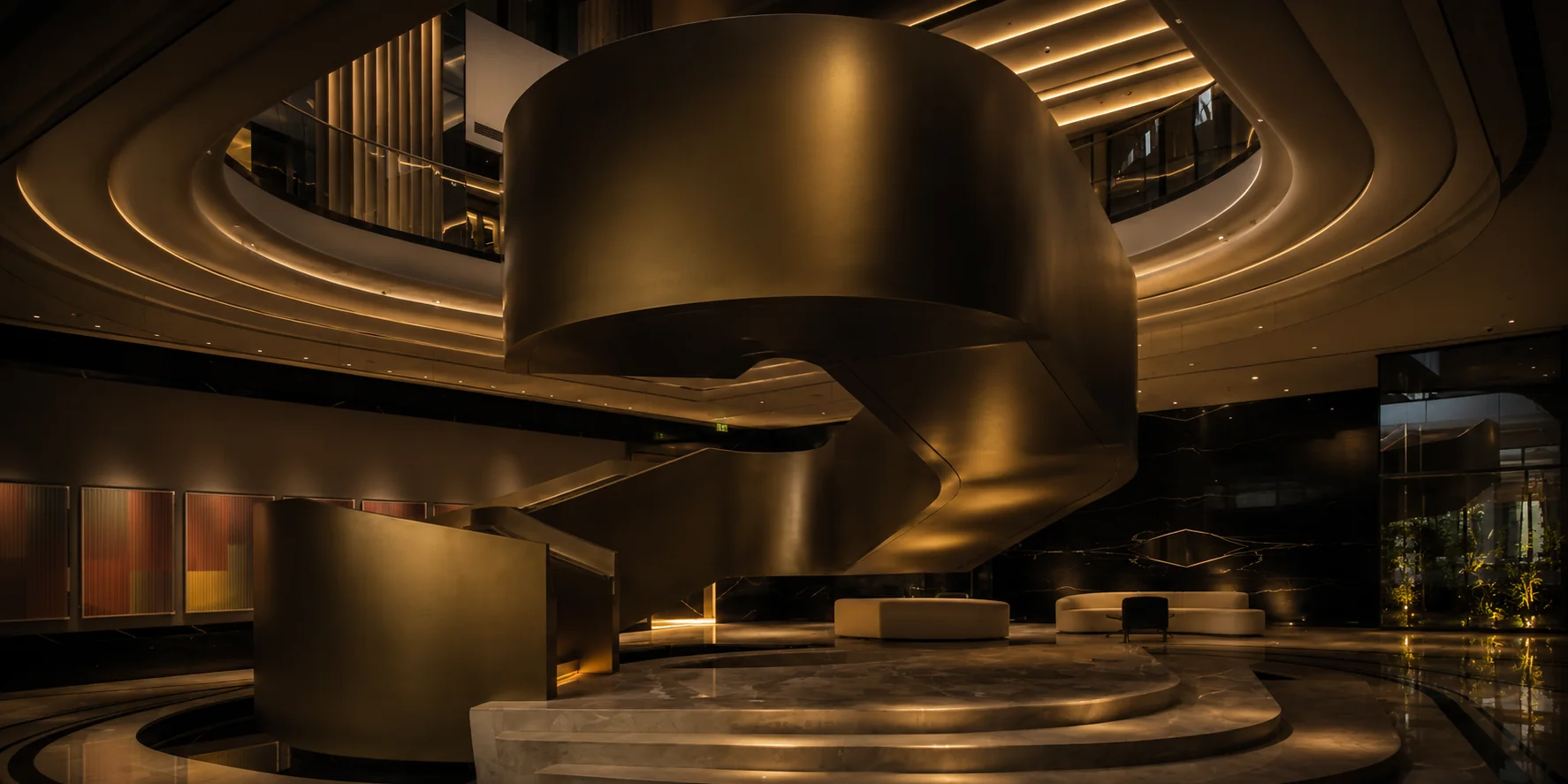 DLF Camellias grand lobby