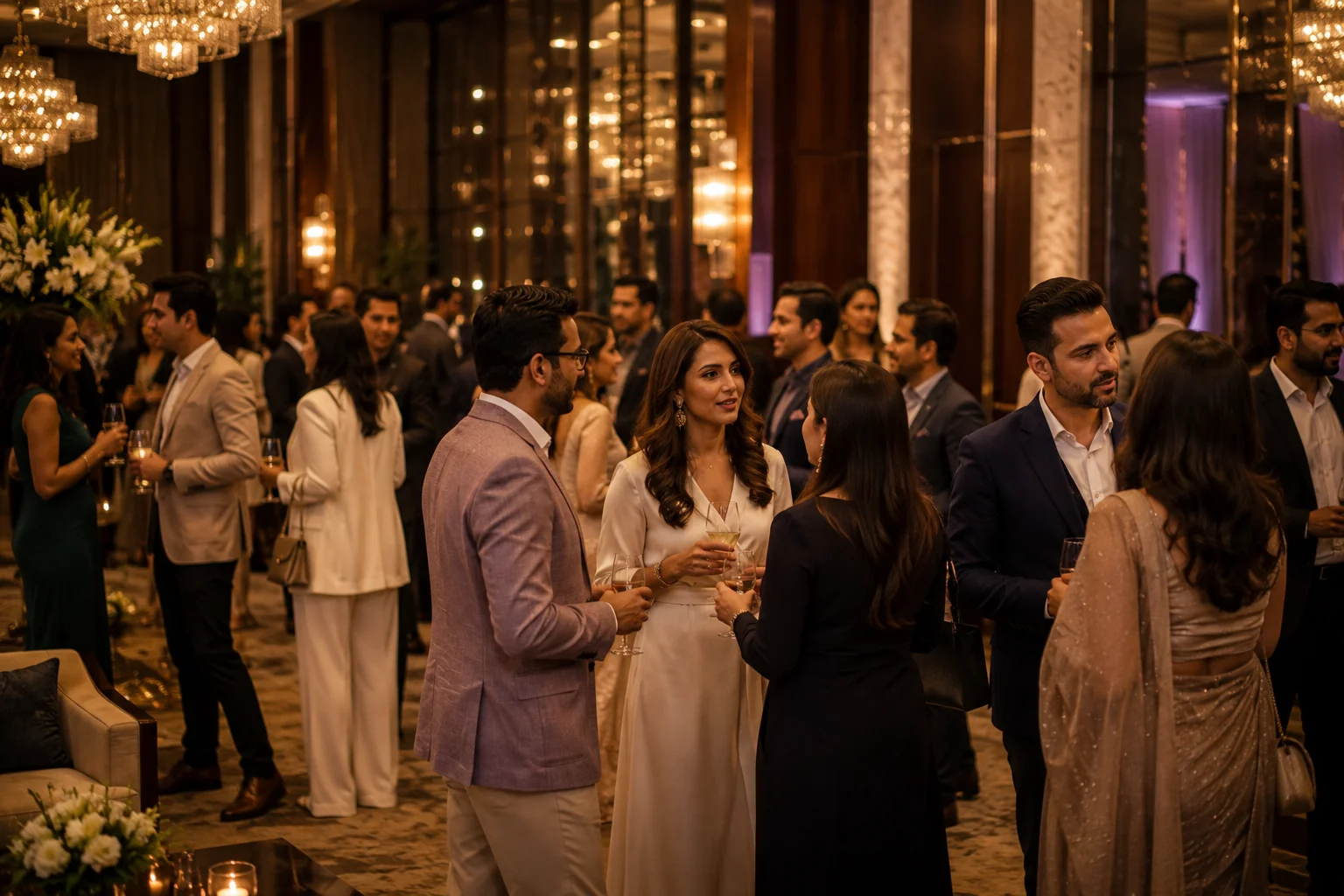 Guests in conversation at The Catalyst Collective